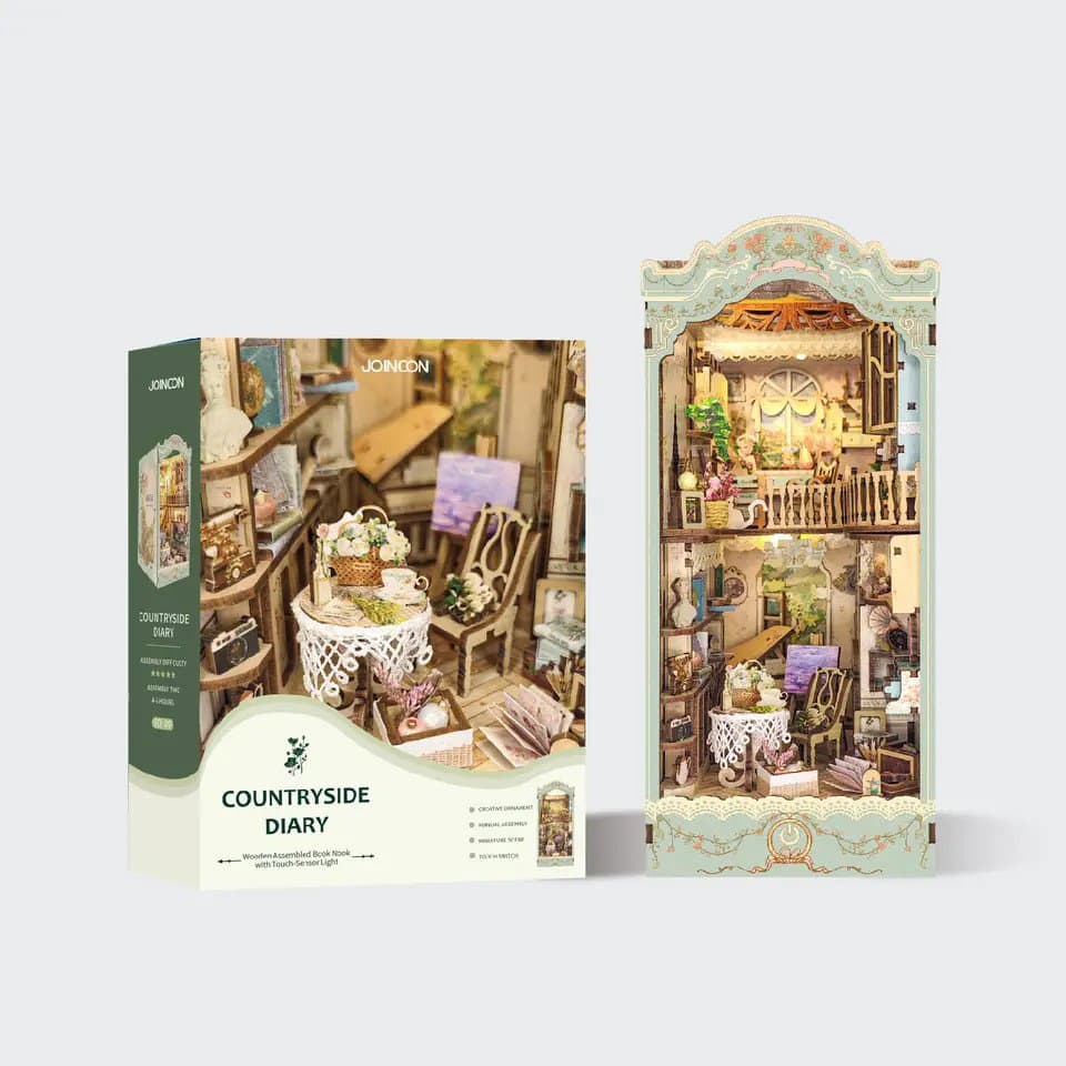 Miniaturowy domek DIY: Sielankowy dziennik (PUZZLE 3D)