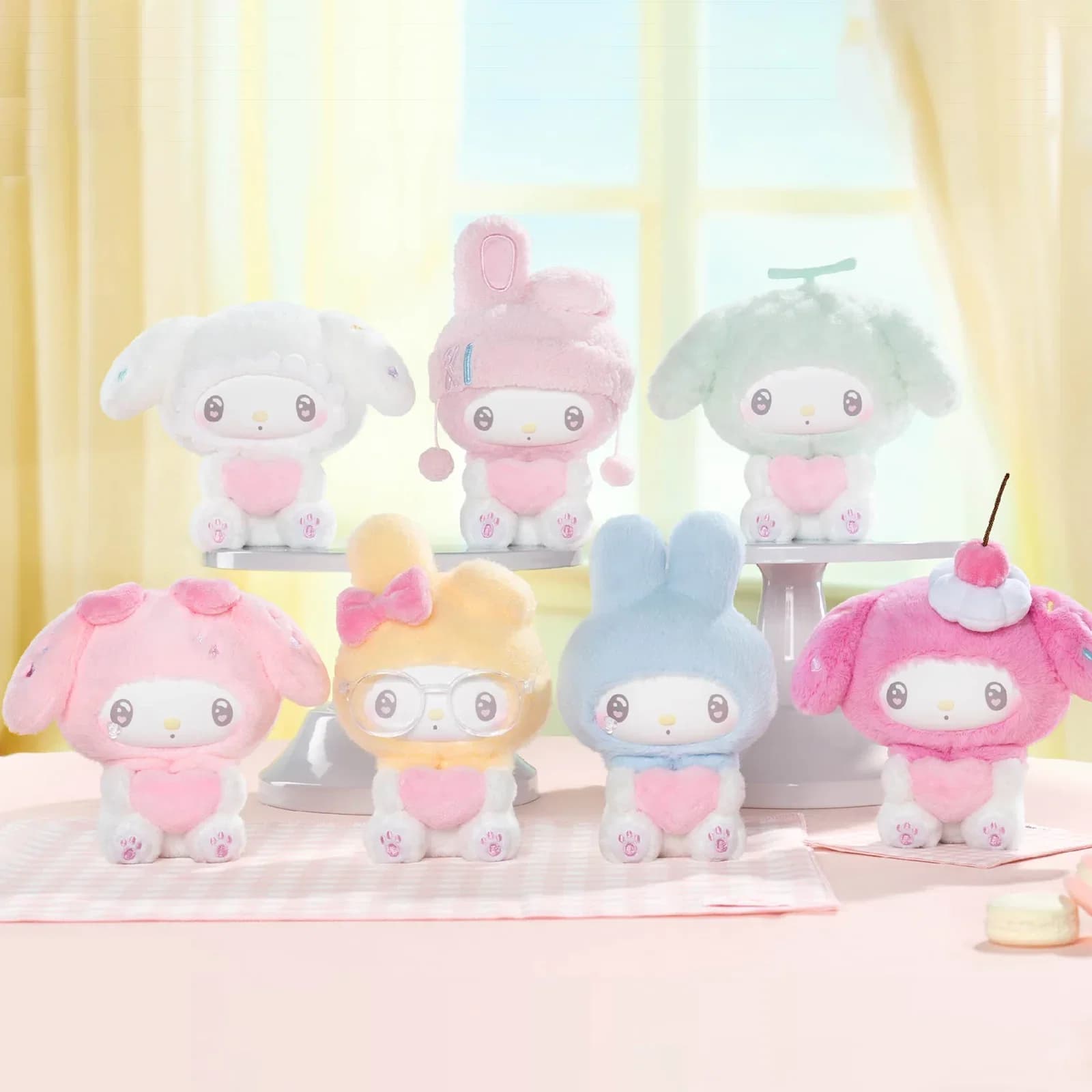 Blind box – figurka kolekcjonerska: Top Toy Sanrio My Melody 50. rocznica, seria „Milk Candy”